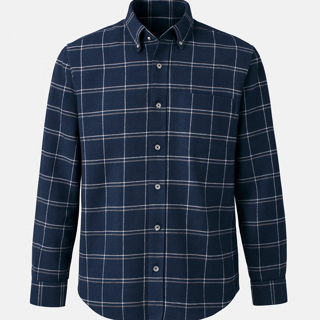 Baumwoll Flanellhemd - Dorvielle Hemden