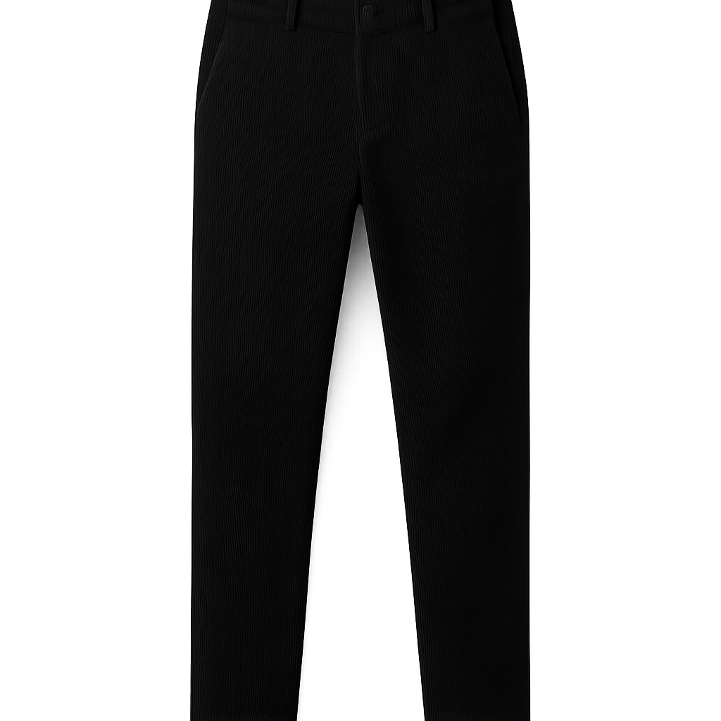 Schwarze Cordhose