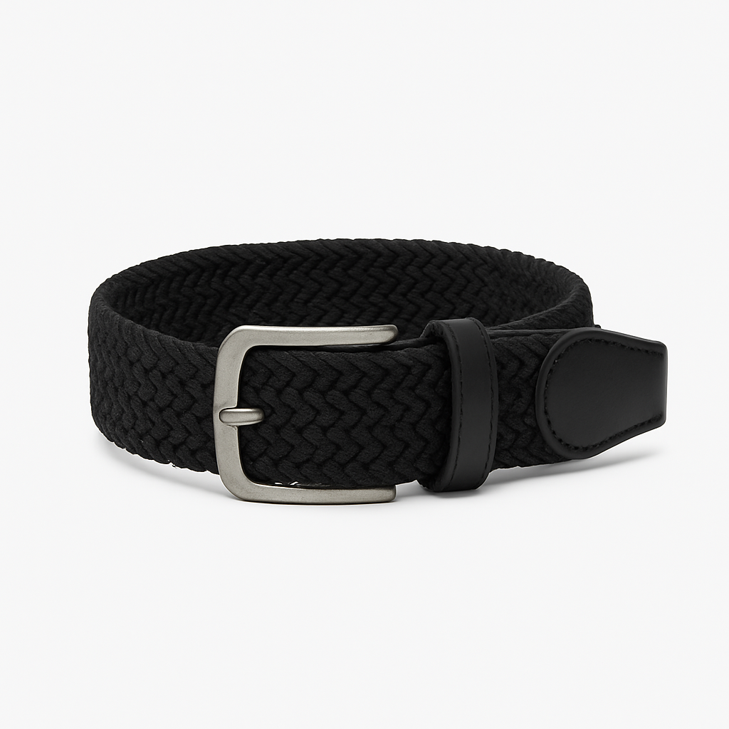 Schwarzer Geflochtener Gürtel - Dorvielle Gürtel